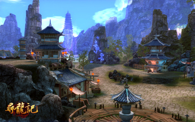 梦工厂3D神话新游《寻龙记》截图首曝，新浪游戏网站设计解析